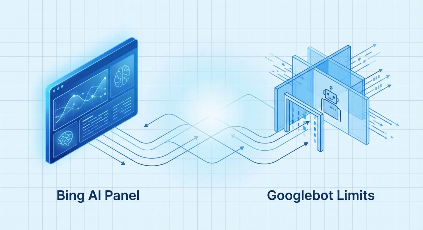 Panel de IA en Bing y nuevos límites de Googlebot